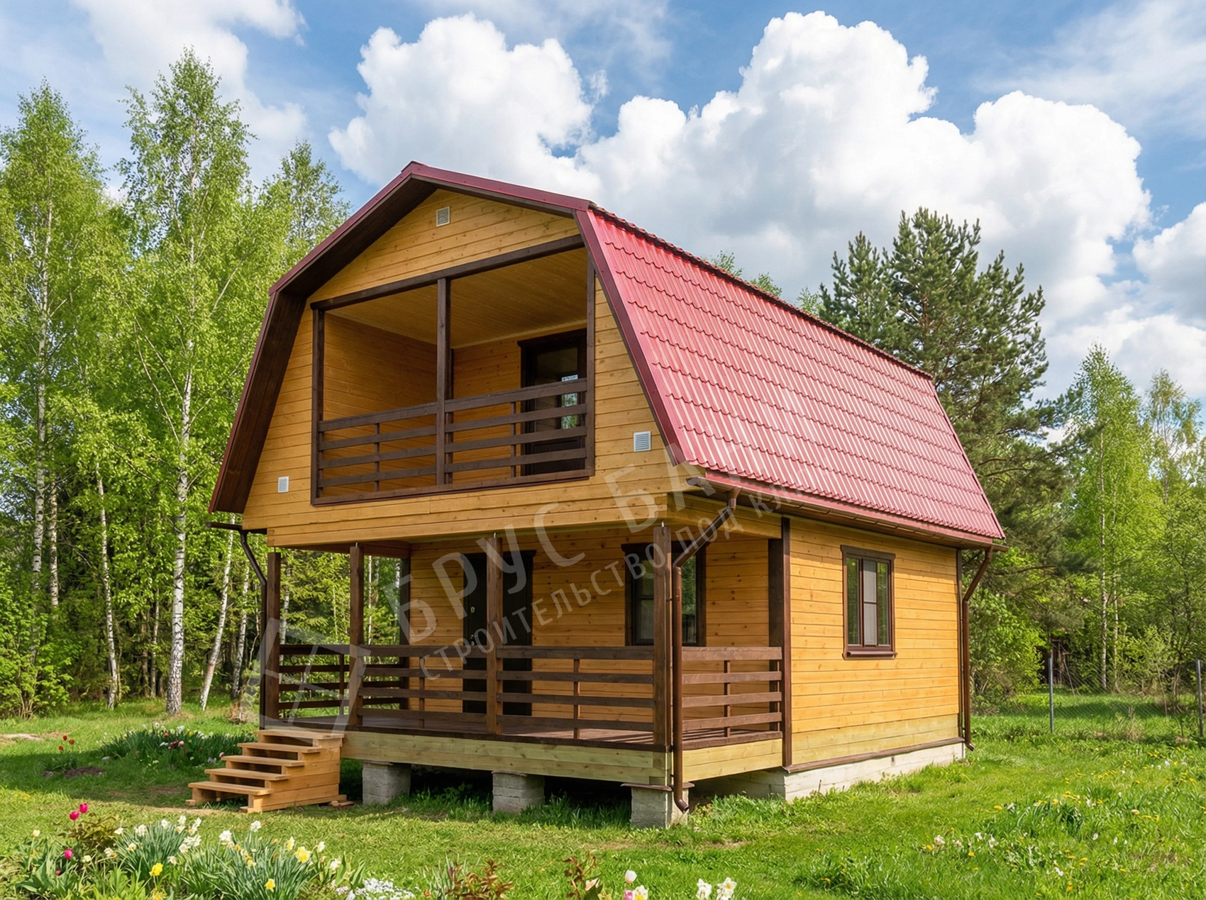 Дом из бруса 6х8,5