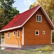 Баня из бруса 6x7.5 - фотография справа