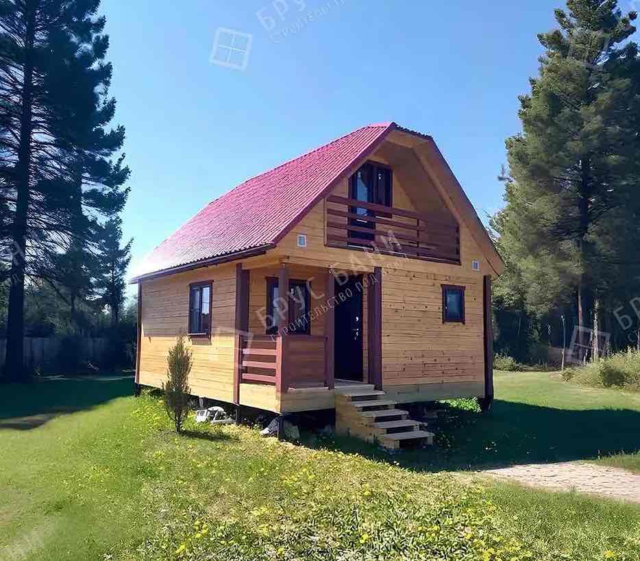 Баня из бруса 6х7.5 Люберцы