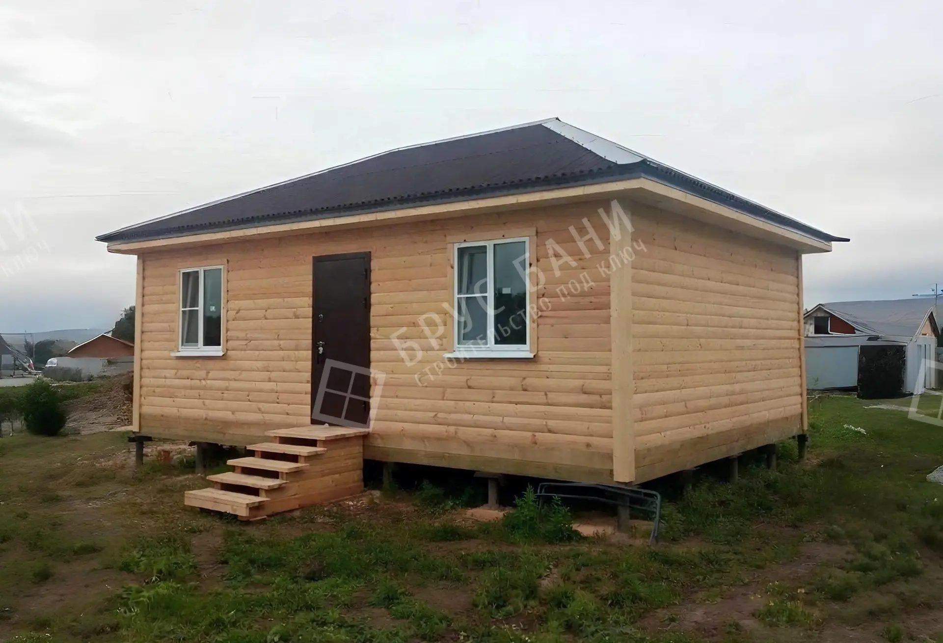 Дом из бруса 6х8 Глазов