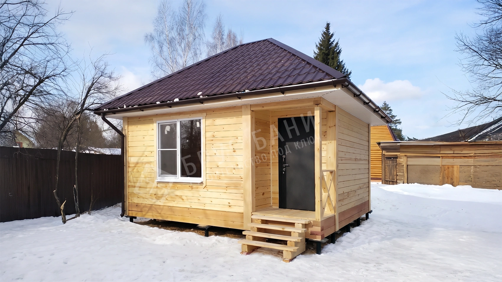 Баня из бруса 5х5.5 Керчь