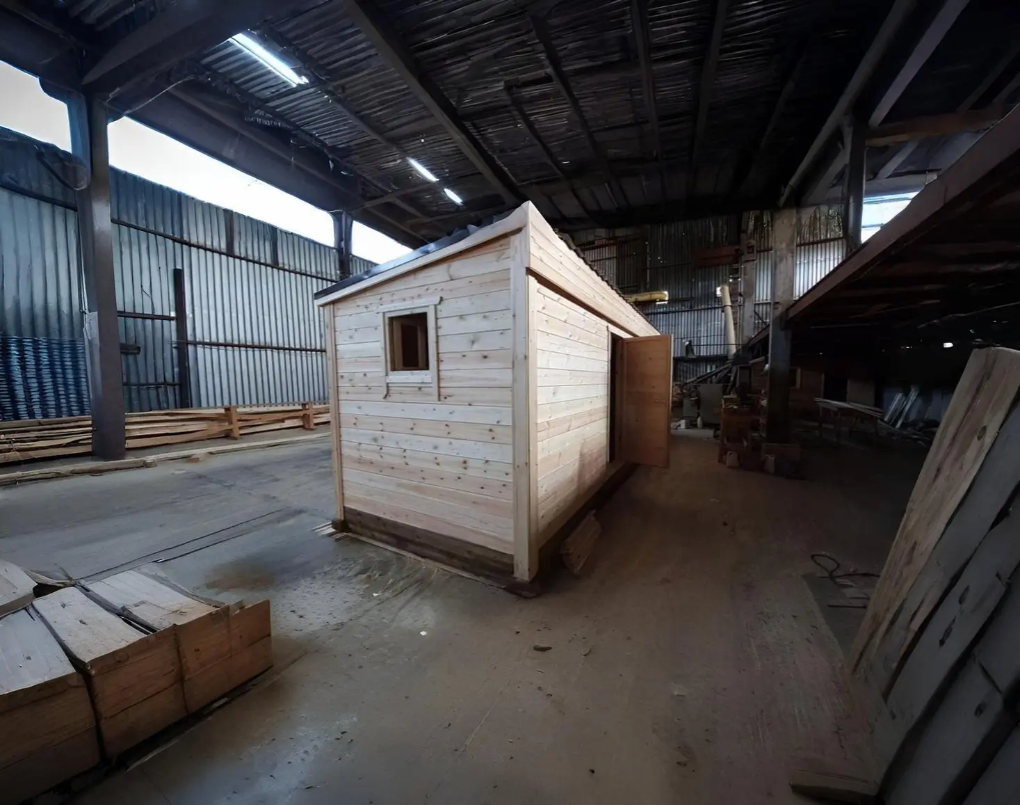 Мобильная баня 2.3х8