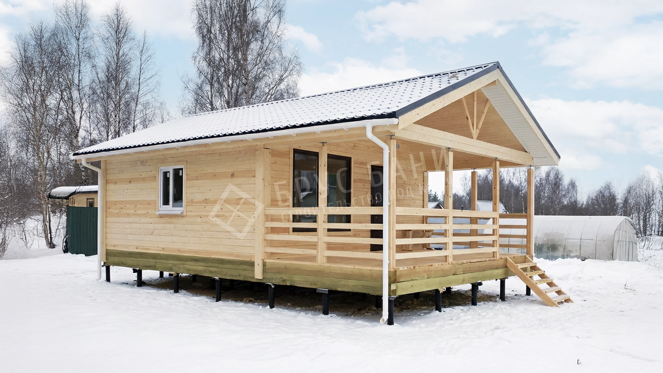 Баня из бруса 6х9 Кемь