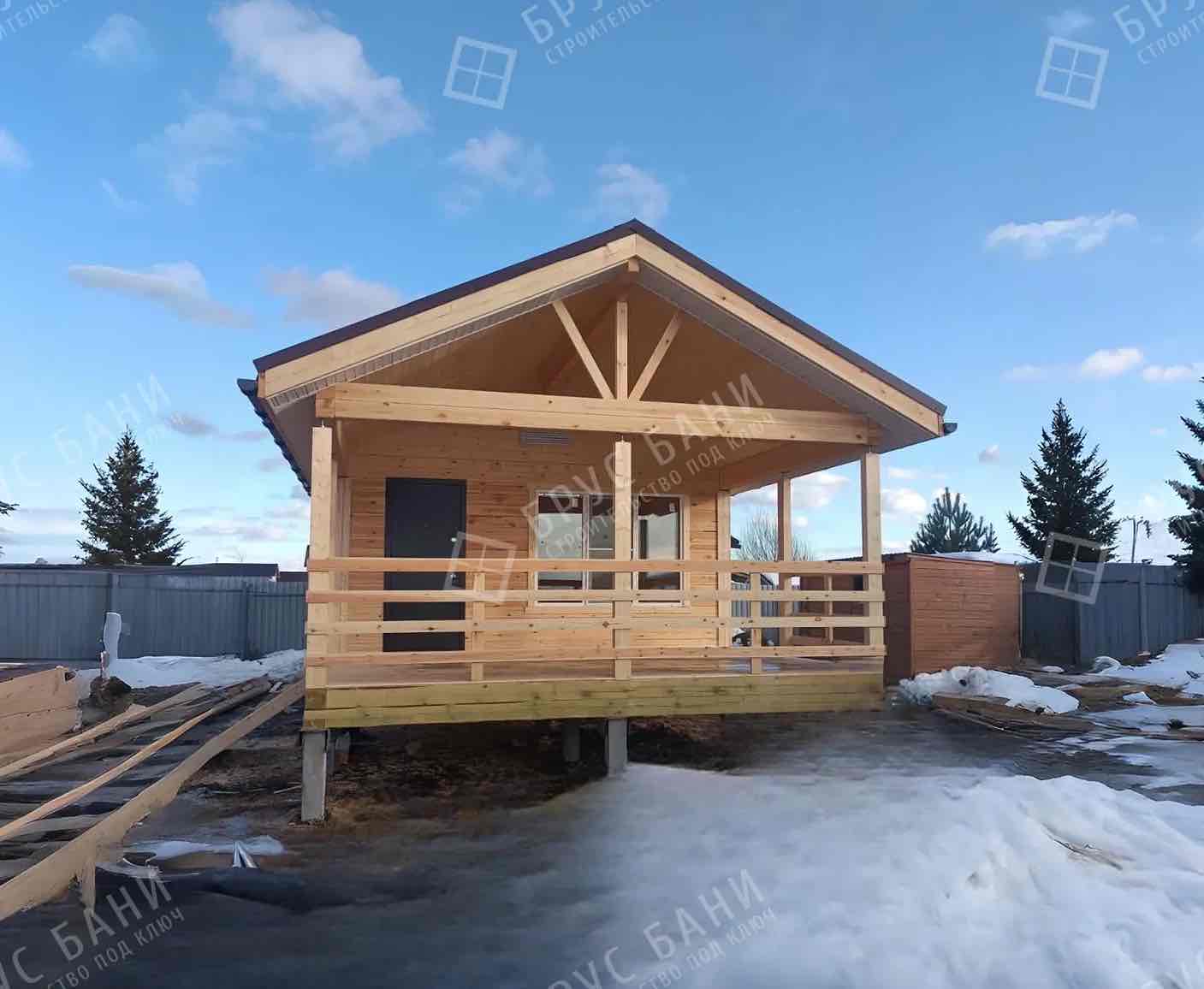Баня из бруса 5х9.5 Приозерск