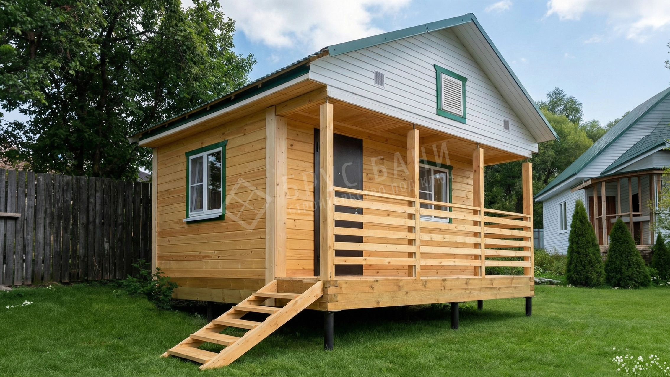 Баня из бруса 4.5х5 Тихорецк