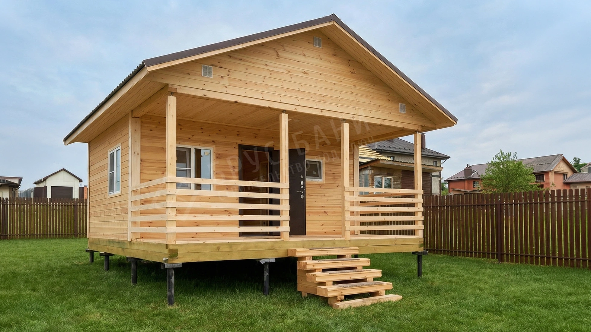 Баня из бруса 6х6 Чехов