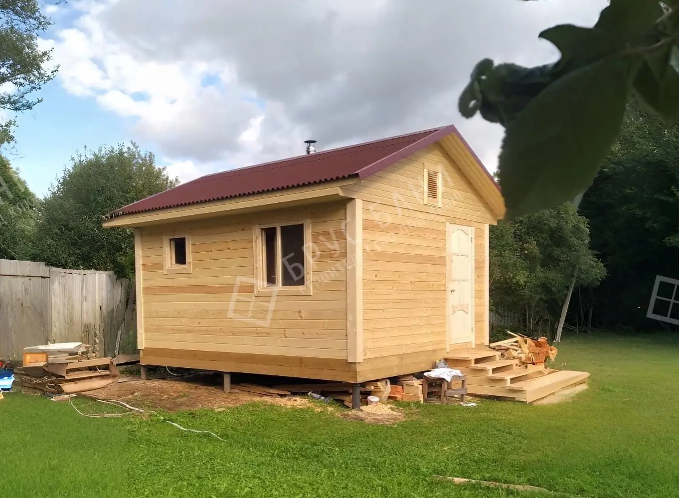 Баня из бруса 4х5