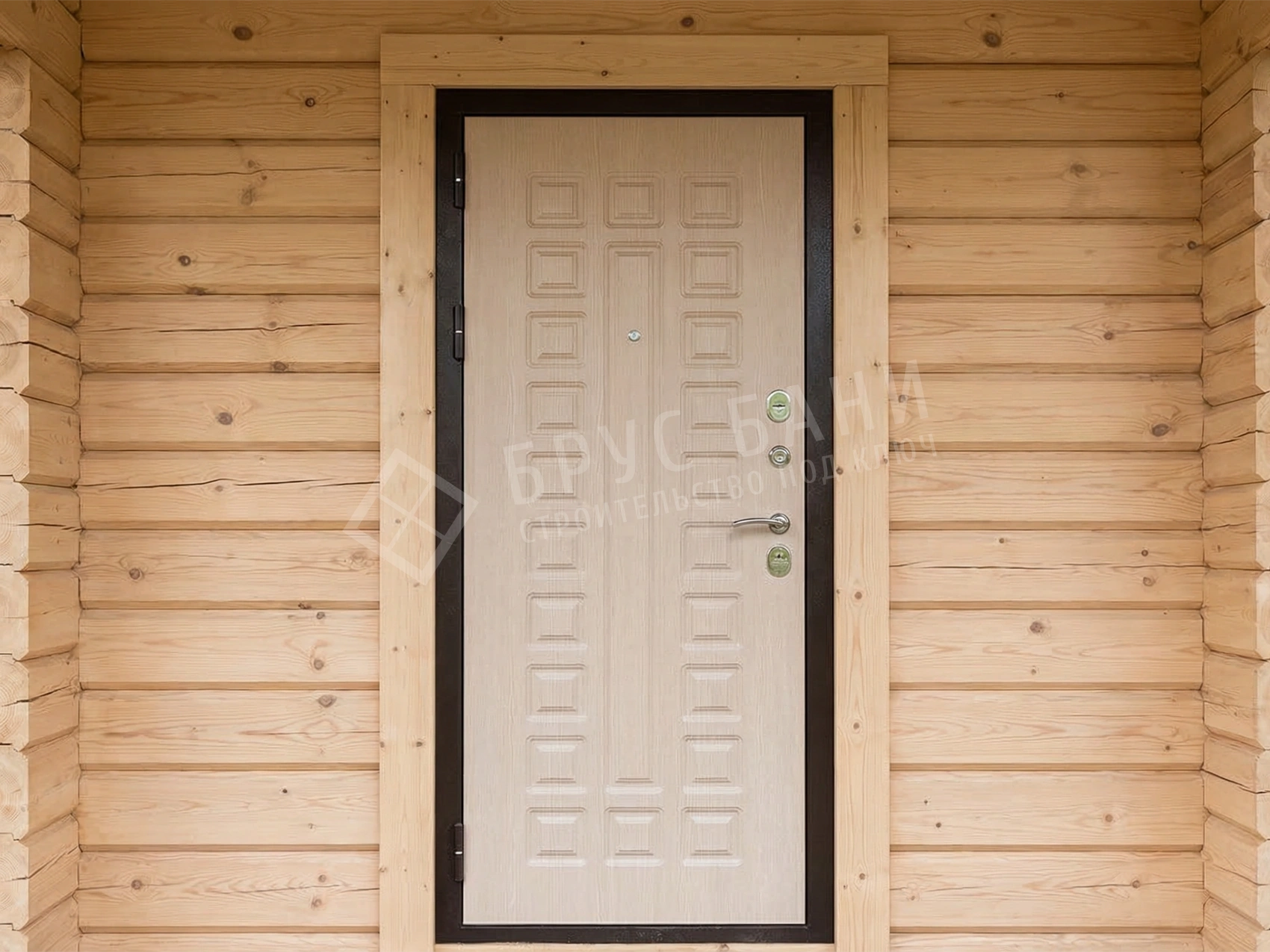 Входная дверь в баню