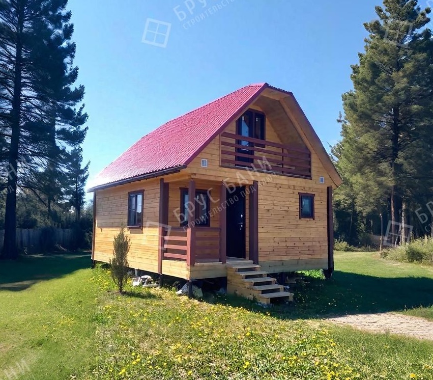 Баня из бруса 6х7.5 Люберцы