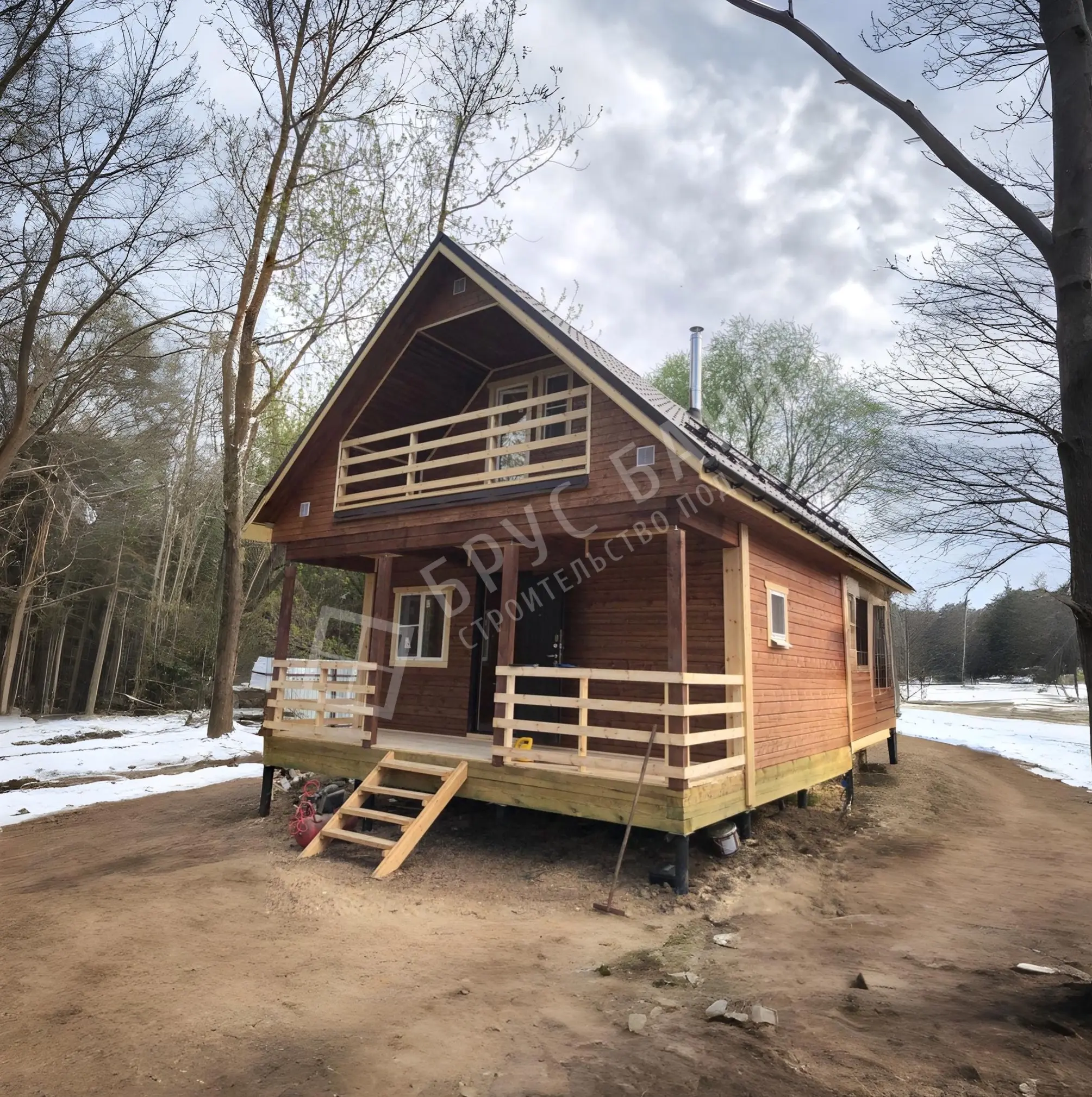▼ Баня из бруса 6х6. Номер договора 824718