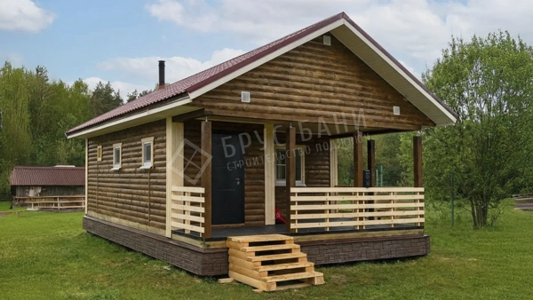 Баня из бруса 6х9 Вытегра