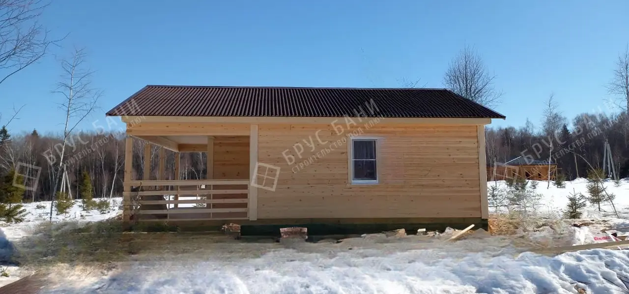 Баня из бруса 6х9 Вытегра