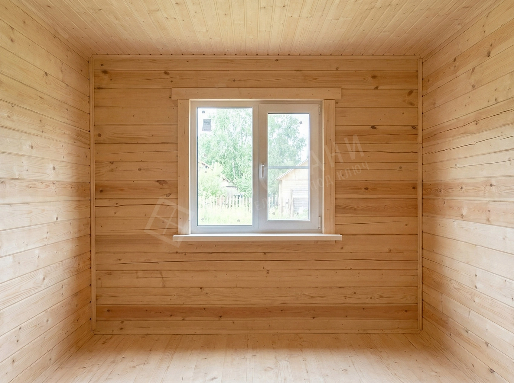 Окно вид с балкона