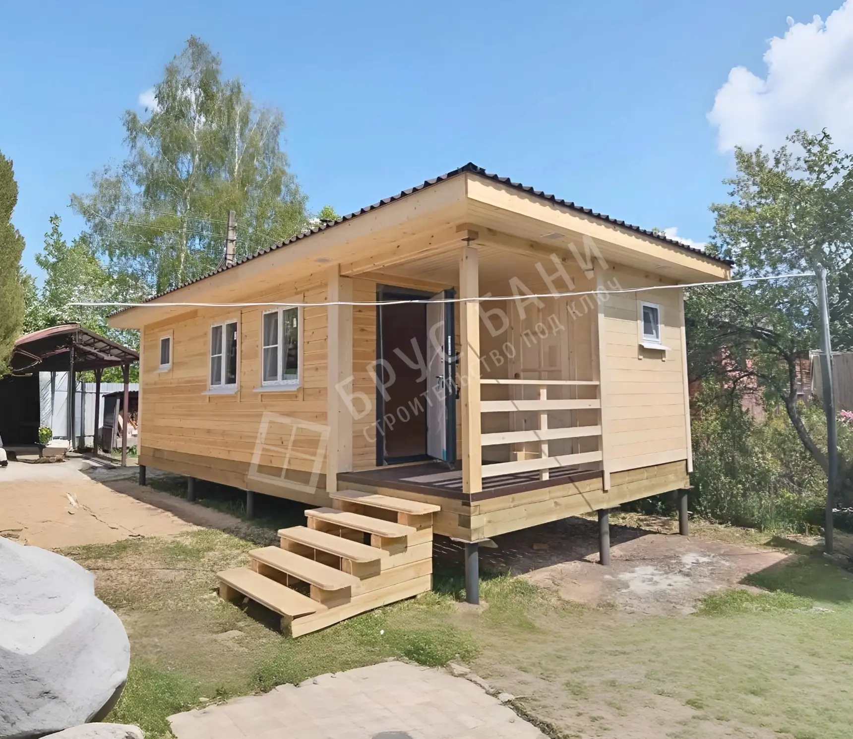 Баня из бруса 4х9