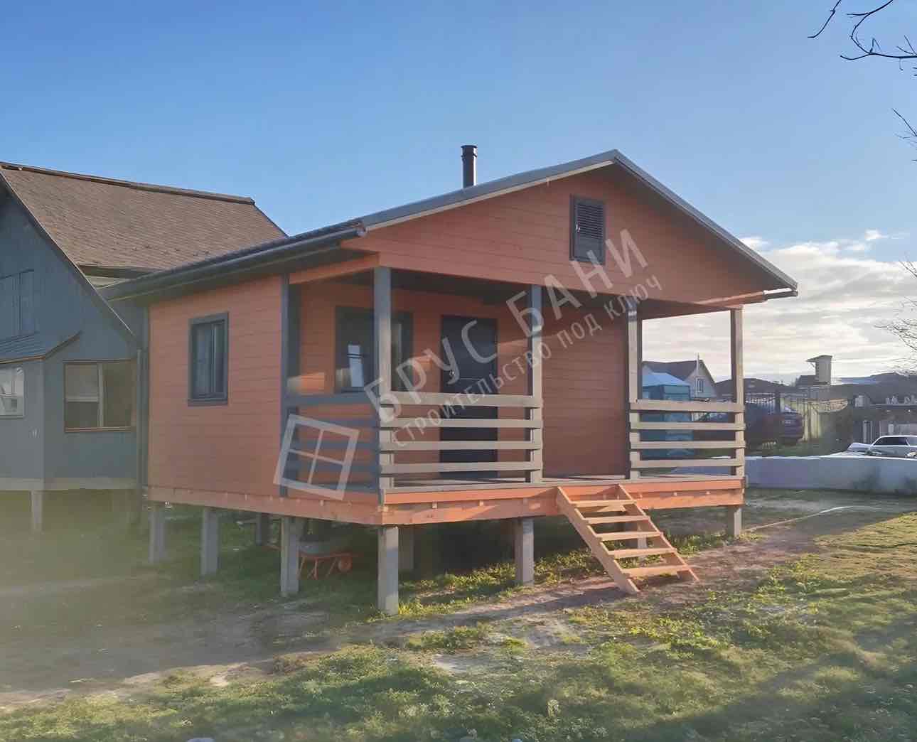 Каркасная баня 6х6 Чехов