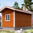 Баня из бруса 3x6 - фотография справа