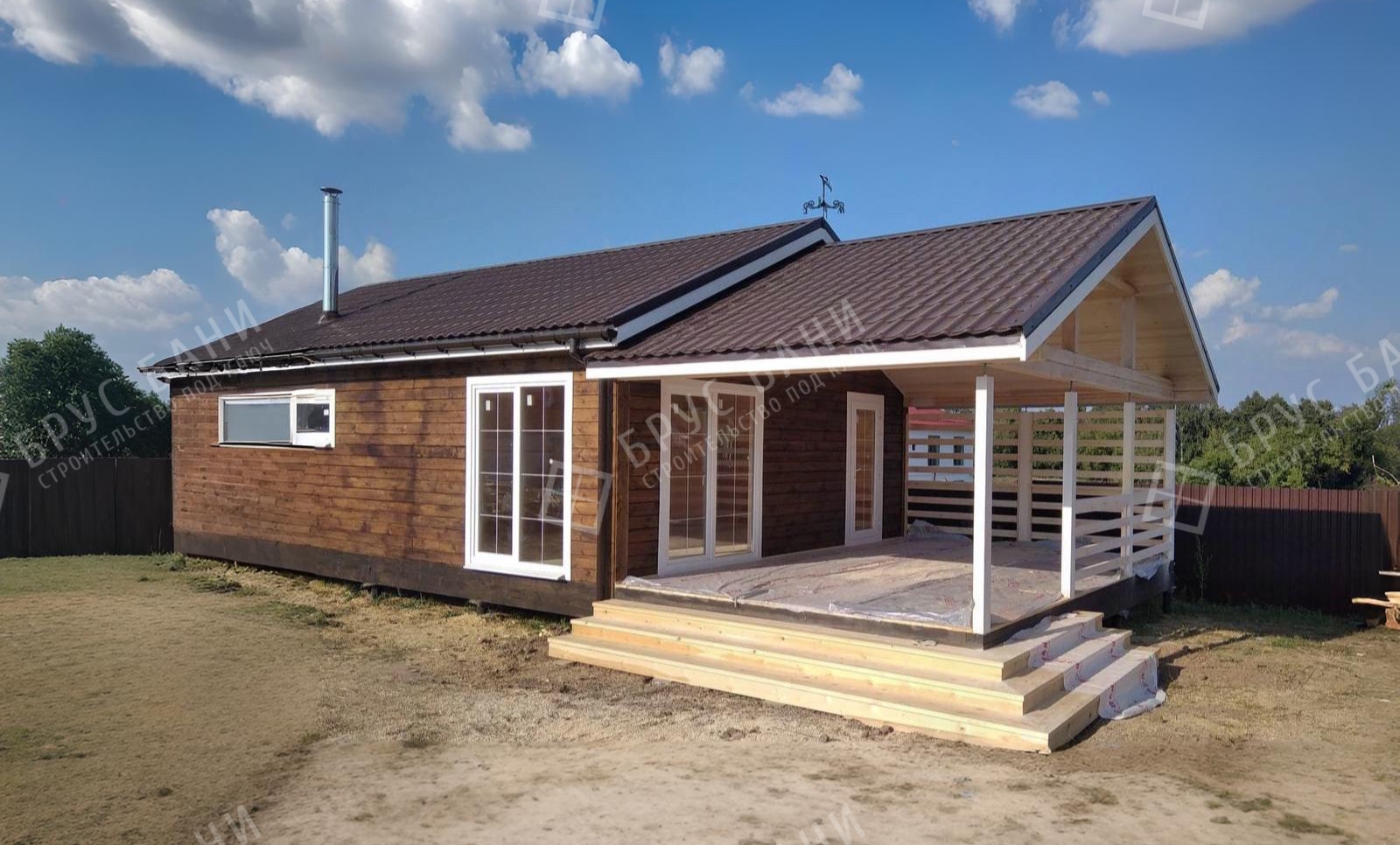 Баня из бруса 6х14 Индивидуальный проект