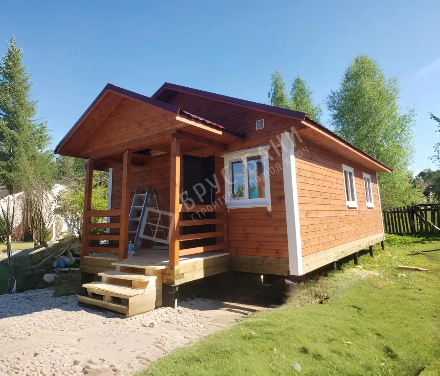 Баня из бруса 6х8. Номер договора 396847