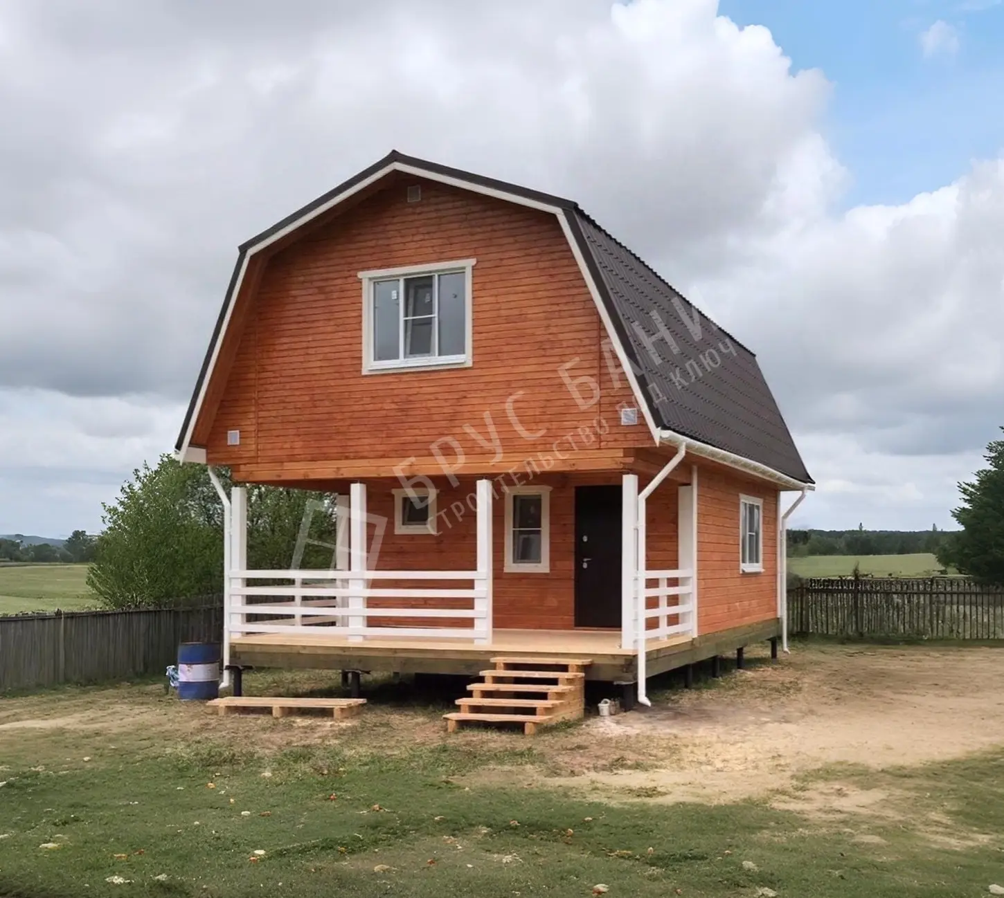 Баня из бруса 6х8,5. Номер договора 596314 