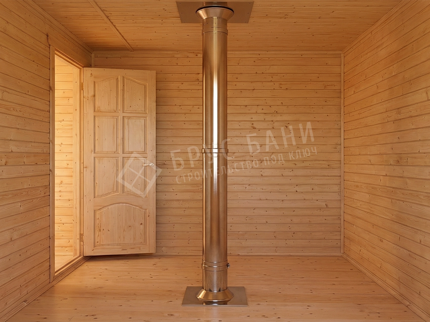 Вывод трубы в крышу