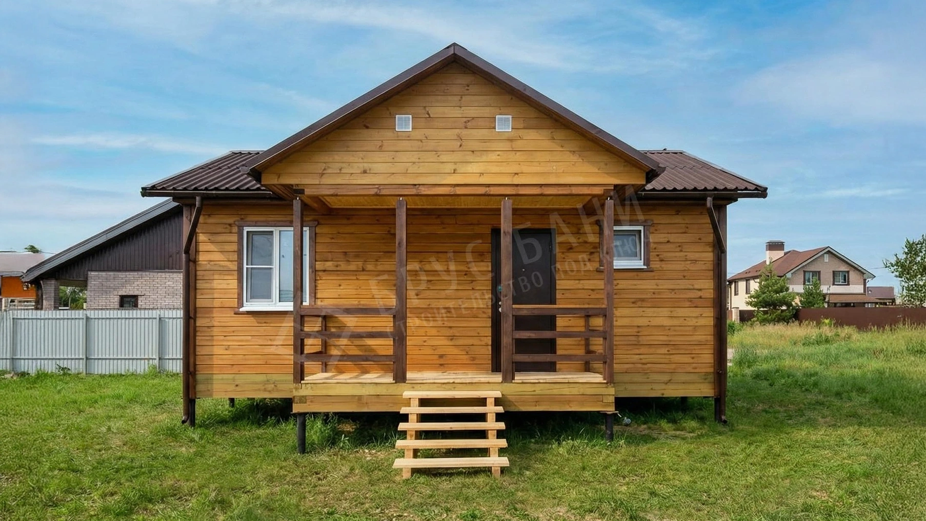 Баня из бруса 6х8 Мытищи