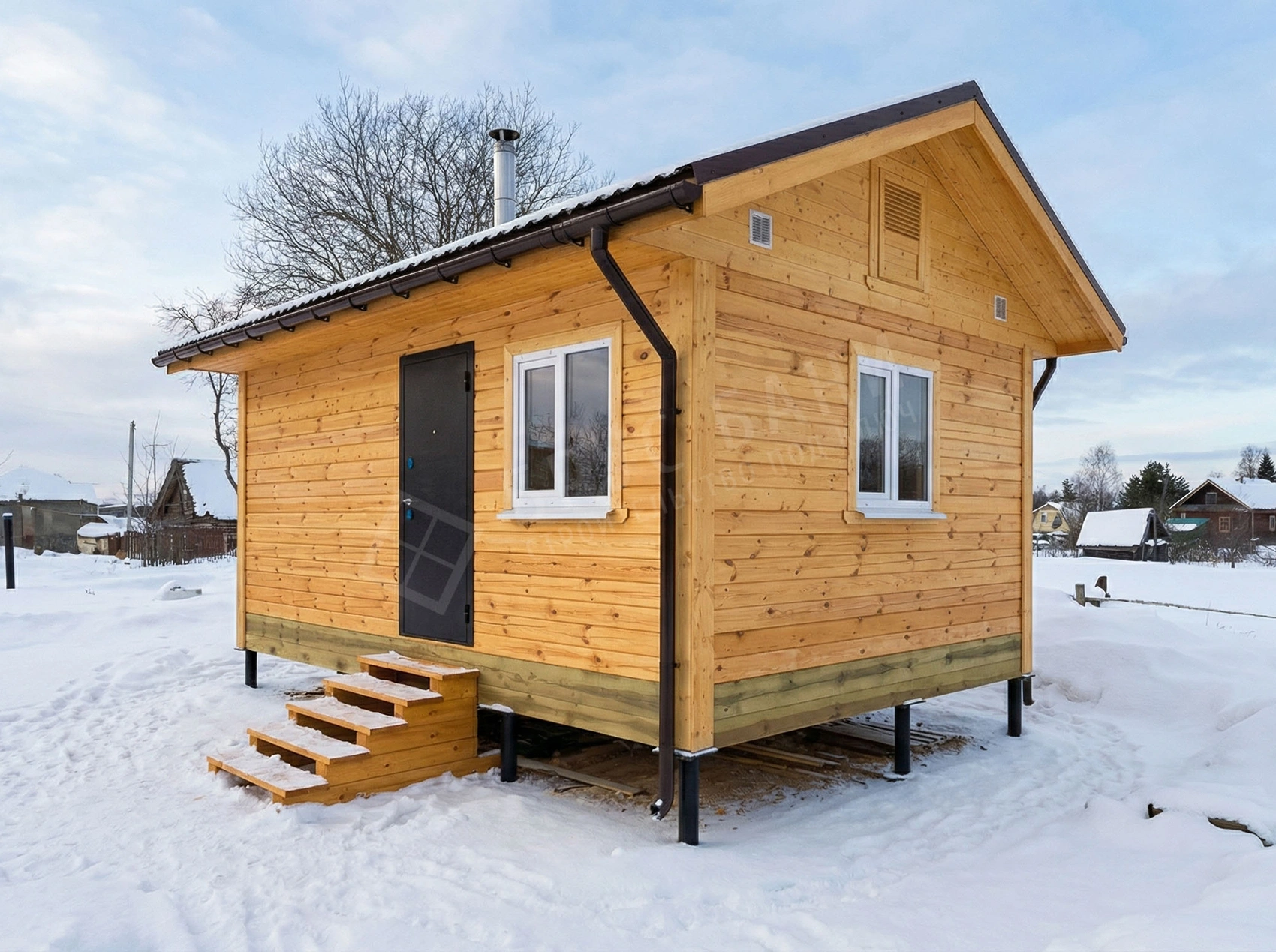 Баня из бруса 4х6