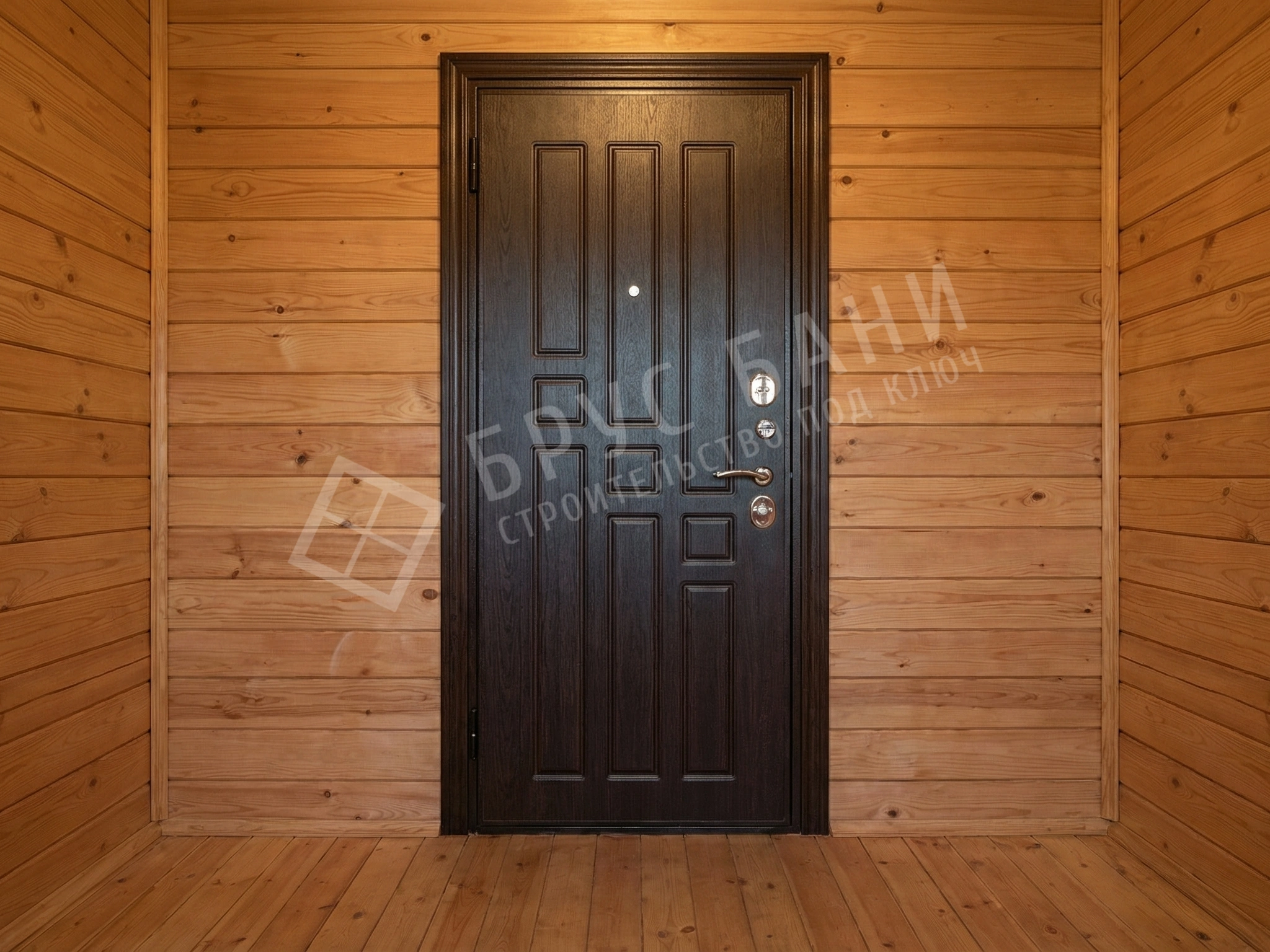 Металическая дверь с мдф отделкой