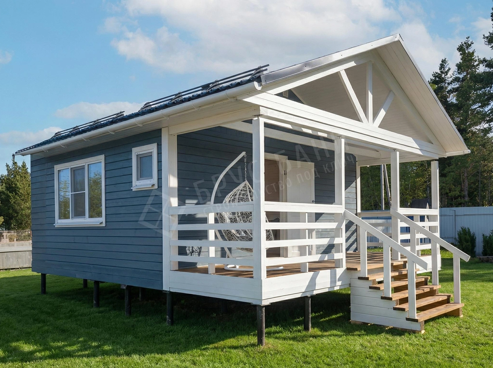 Баня из бруса 6х8