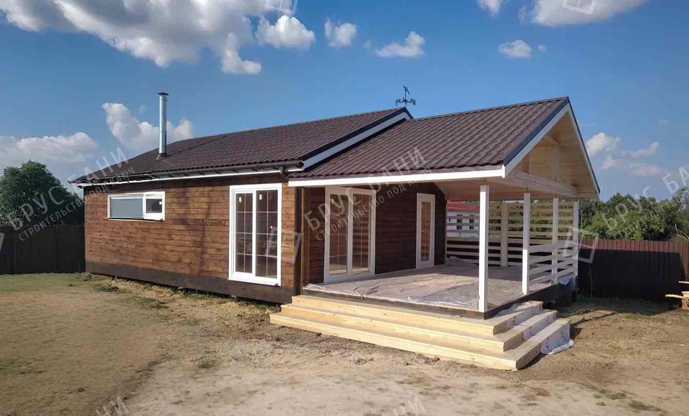 Баня из бруса 6х14 Индивидуальный проект