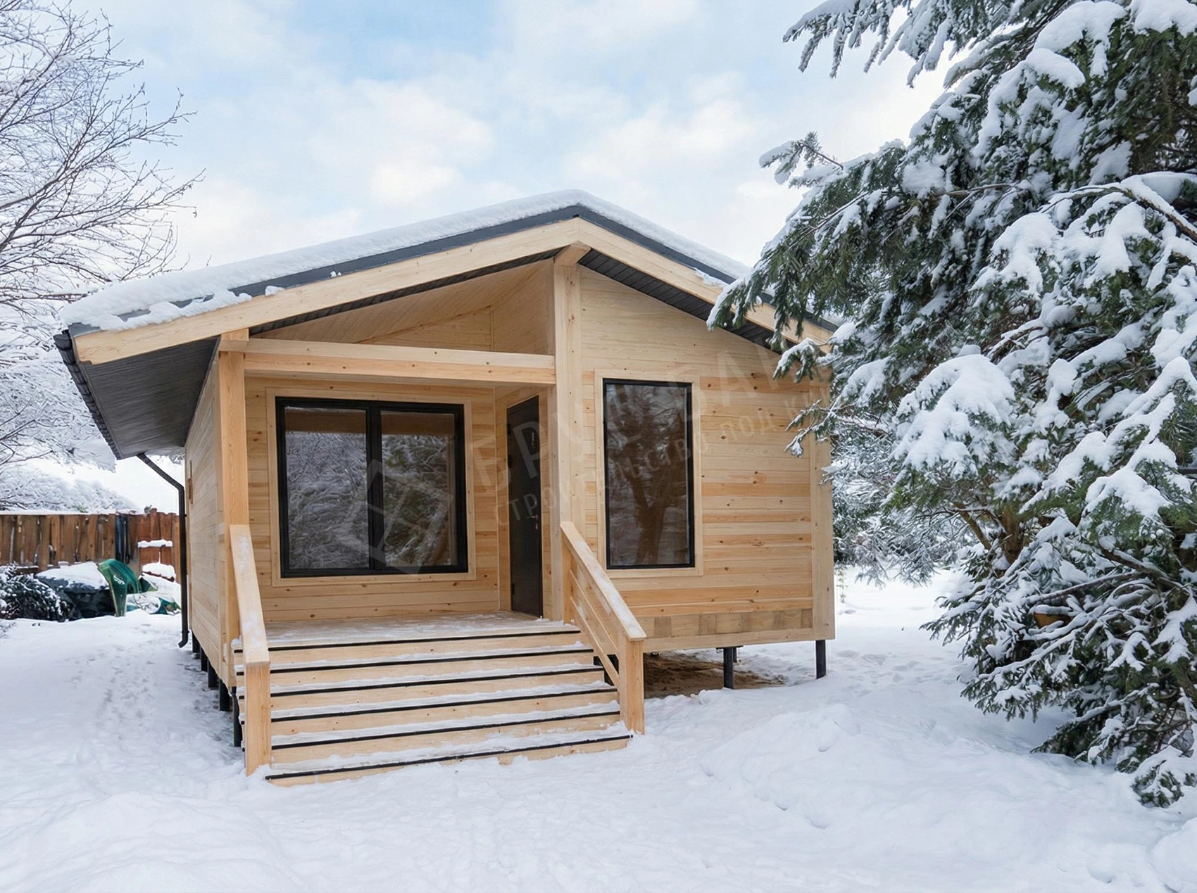 Баня из бруса 6х8