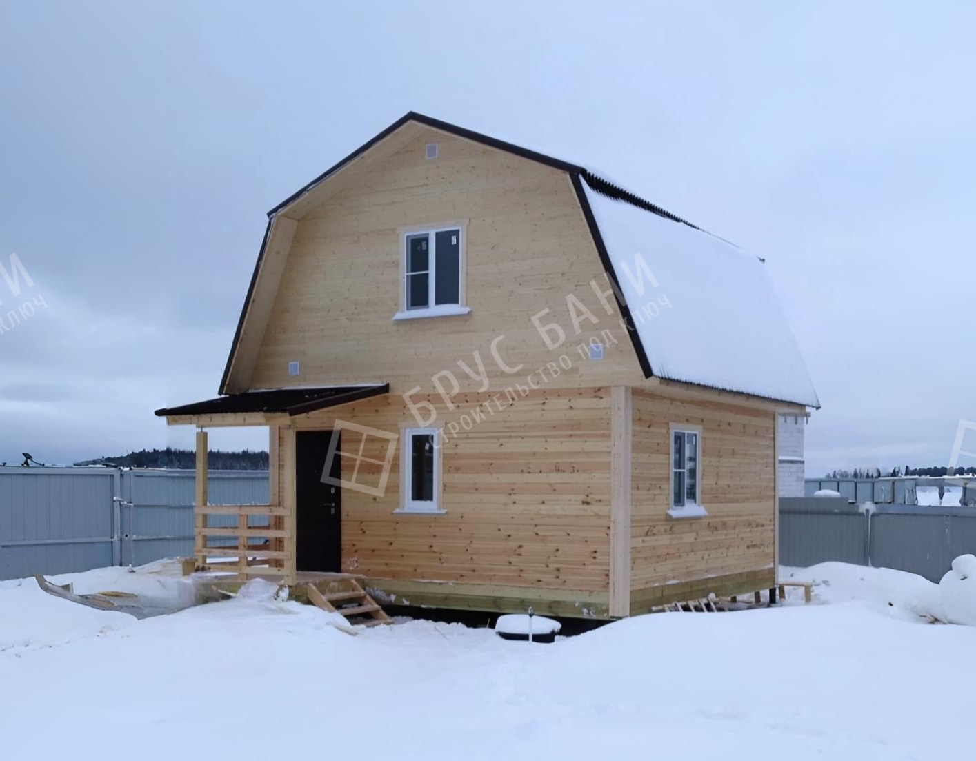 Дом из бруса 6х6 Ейск