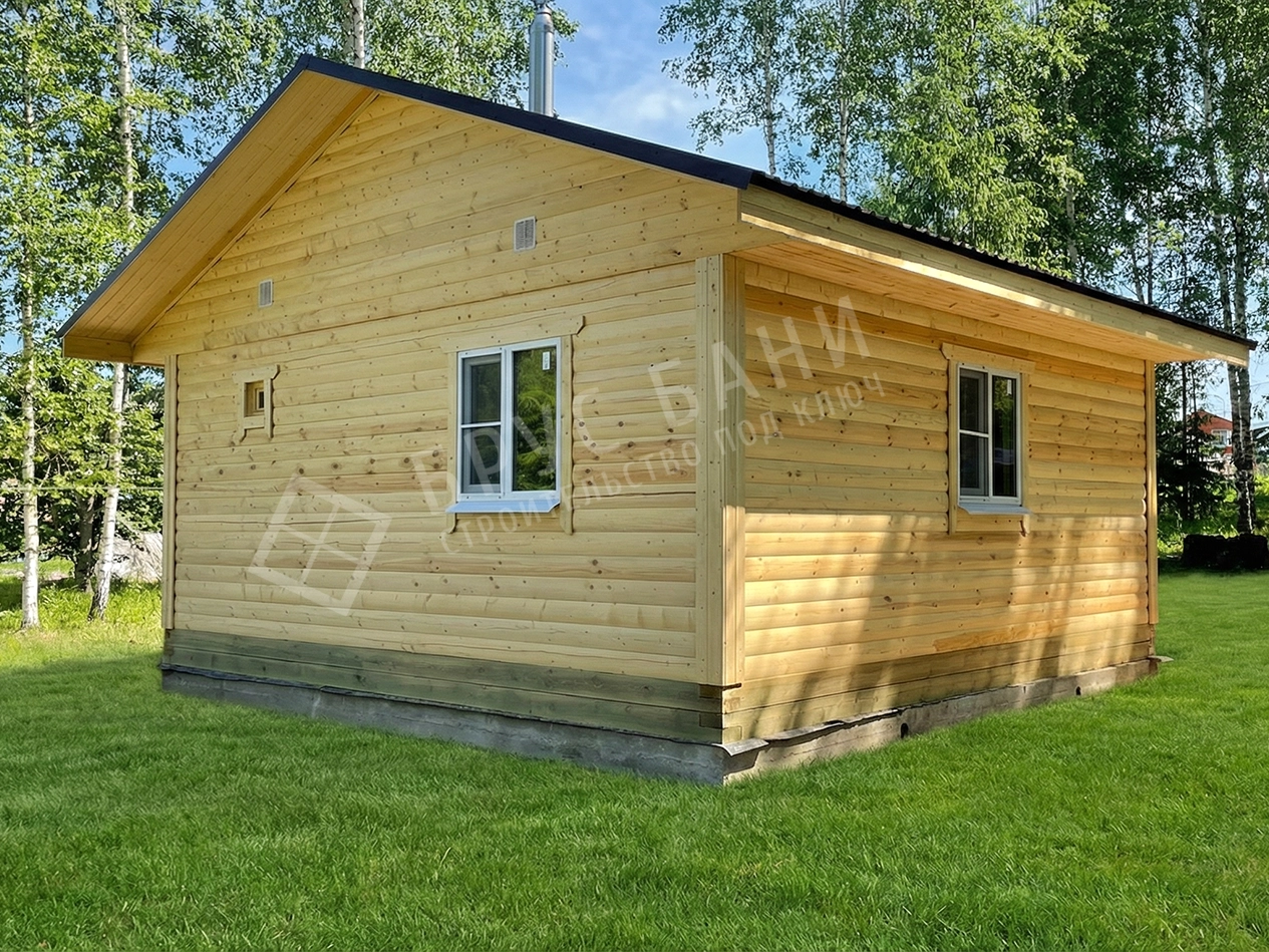 Баня из бруса 6х6