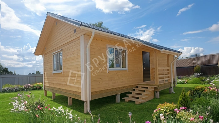 Дом из бруса 6х10.5 Колпино