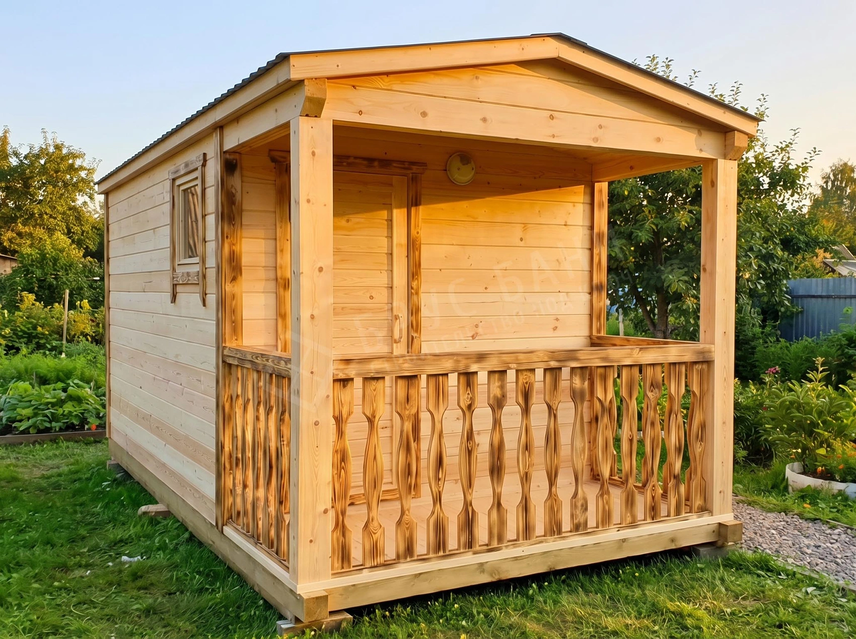 Мобильная баня 2,3х4