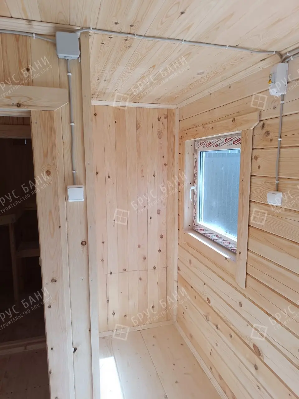 Внутренняя отделка в бане