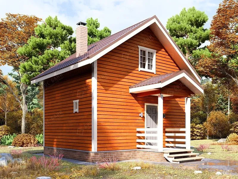 Баня из бруса Плесецк 5x6