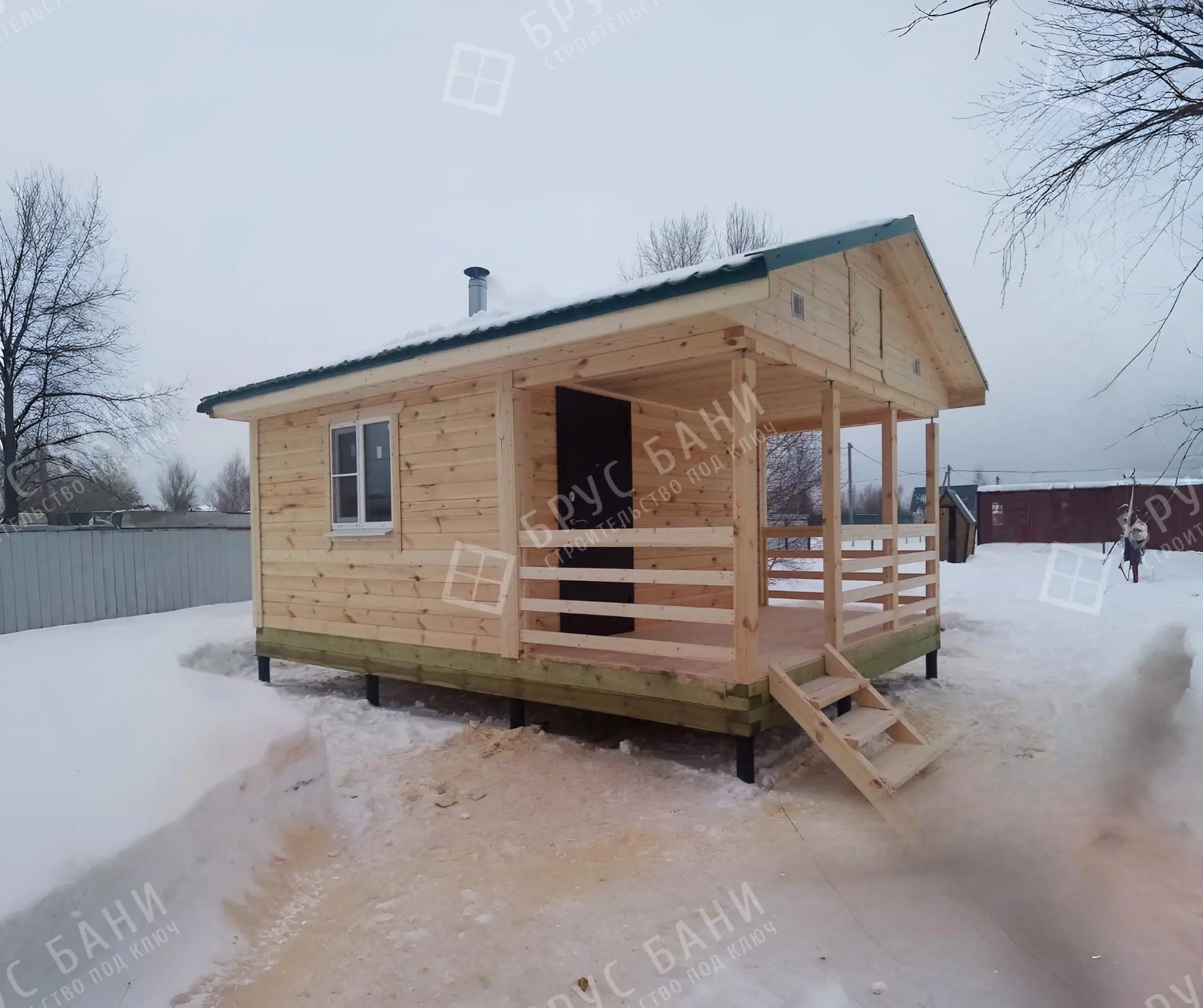 Баня из бруса 4х6