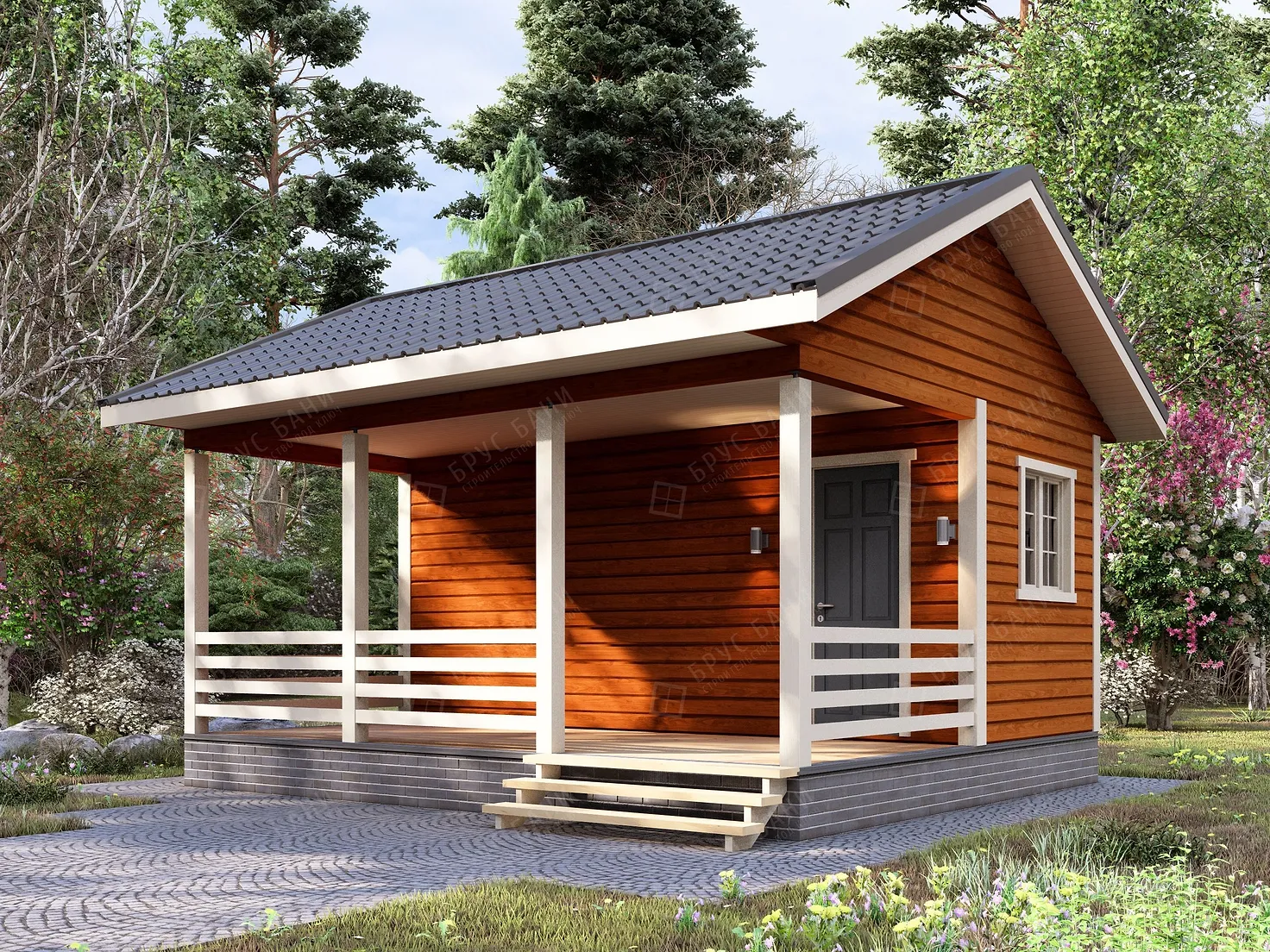 Баня из бруса 5x6 