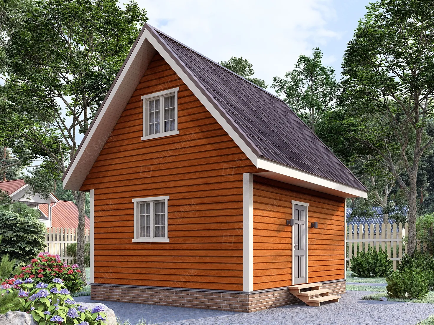 Баня из бруса 5x6 