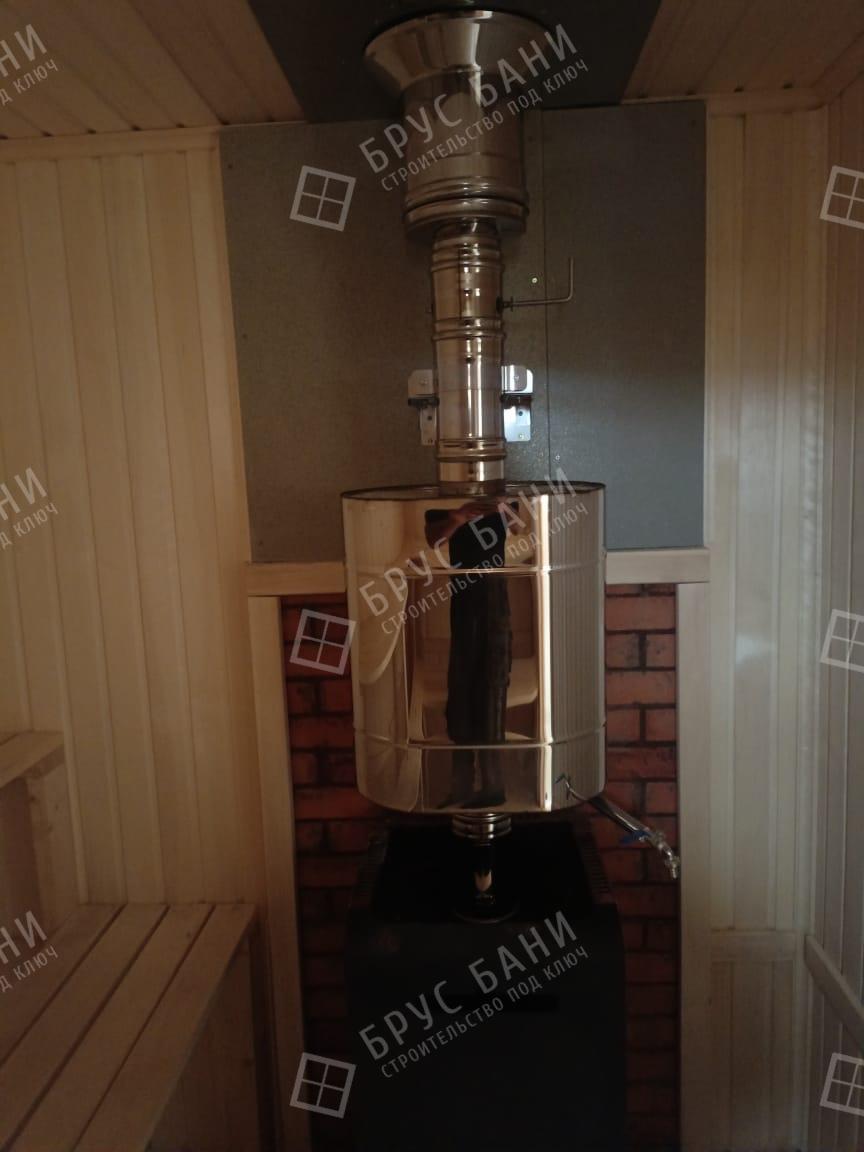 Печь в каркасной бане 5х7