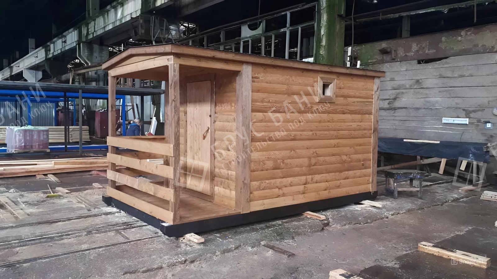 Готовая баня 2.3х4 Кирва