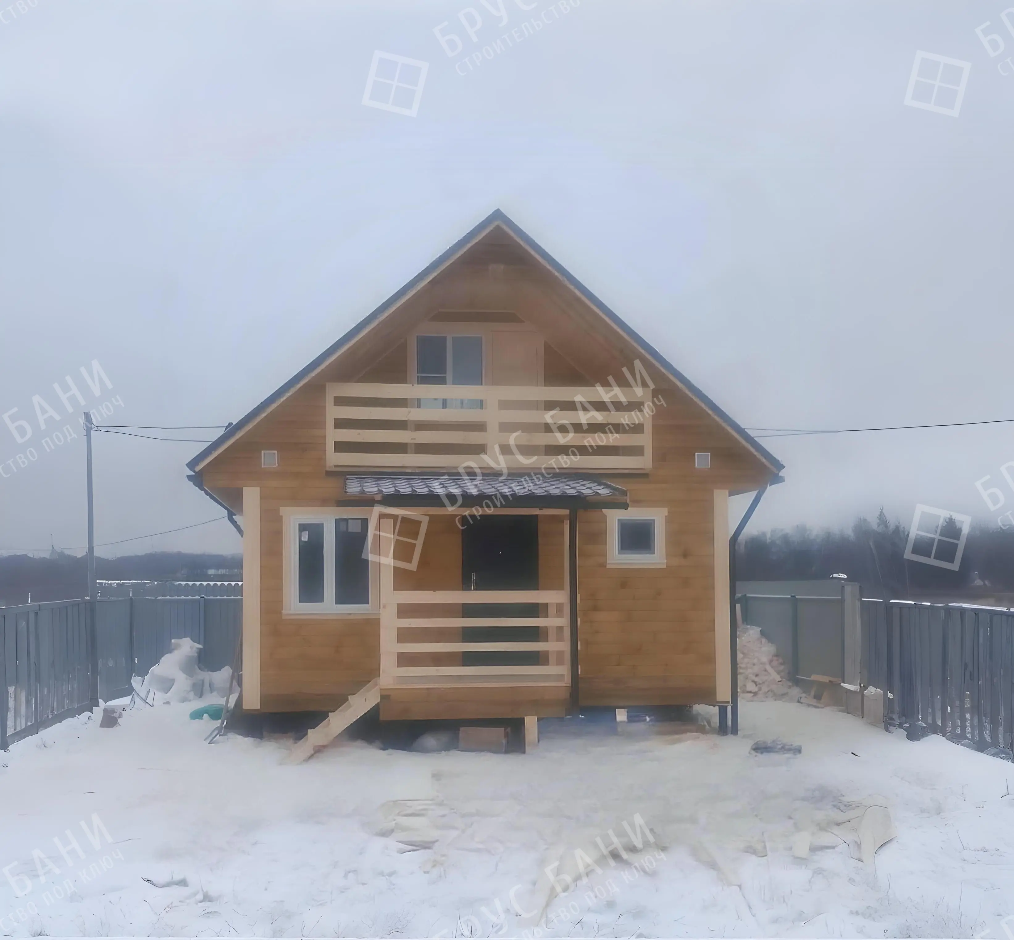 Баня из бруса  6х6