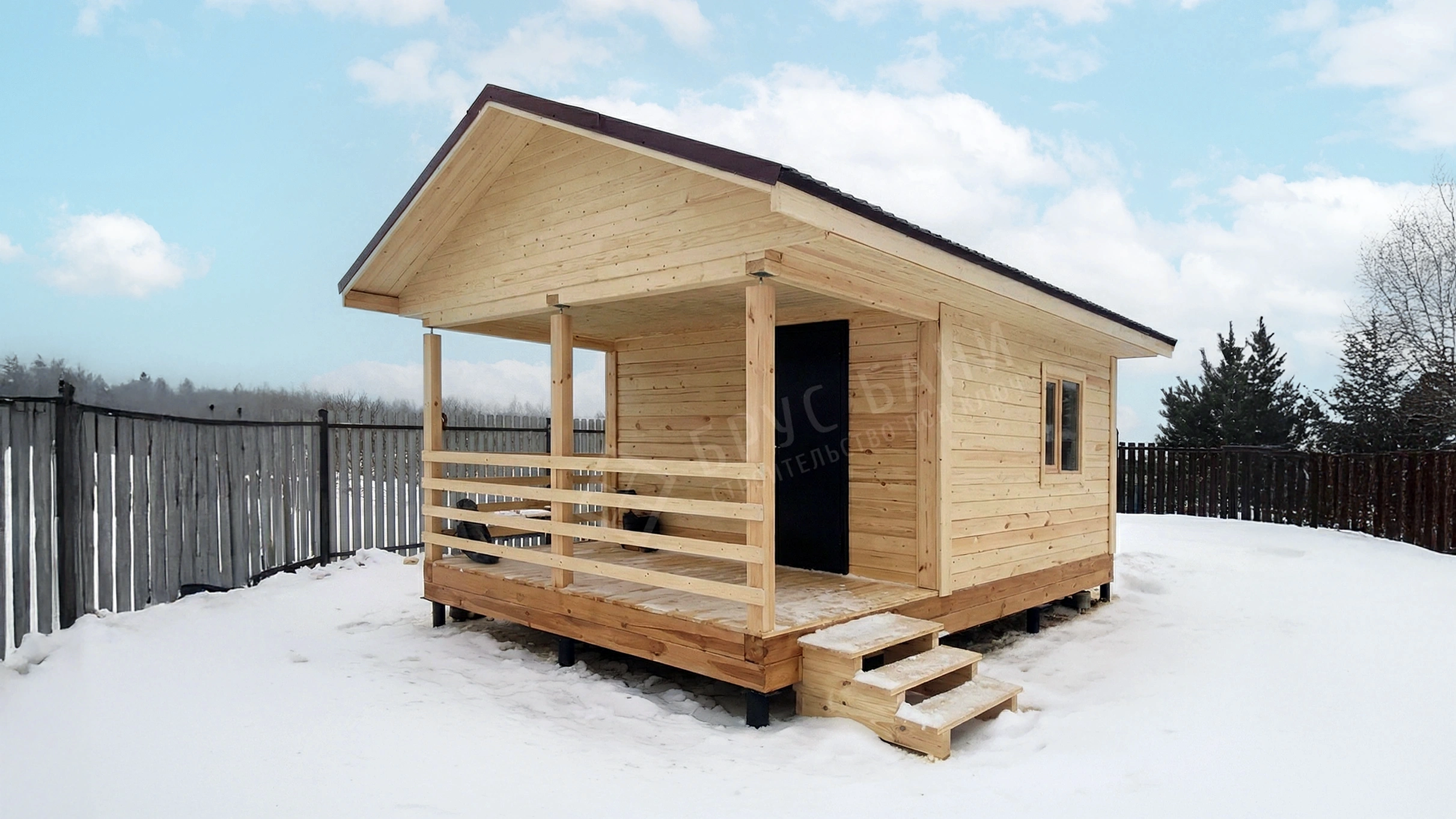 Баня из бруса 4х6 Смоленск