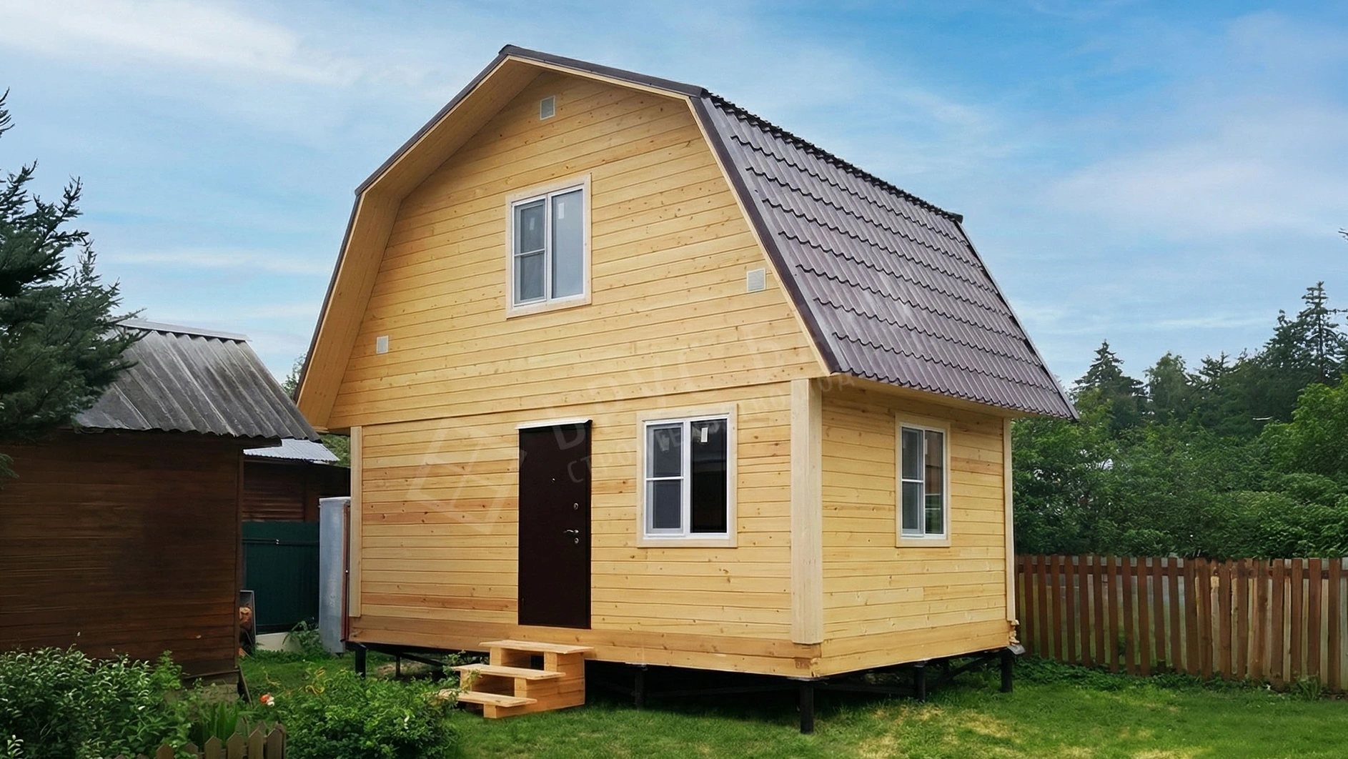 Баня из бруса 4х6 Гатчина