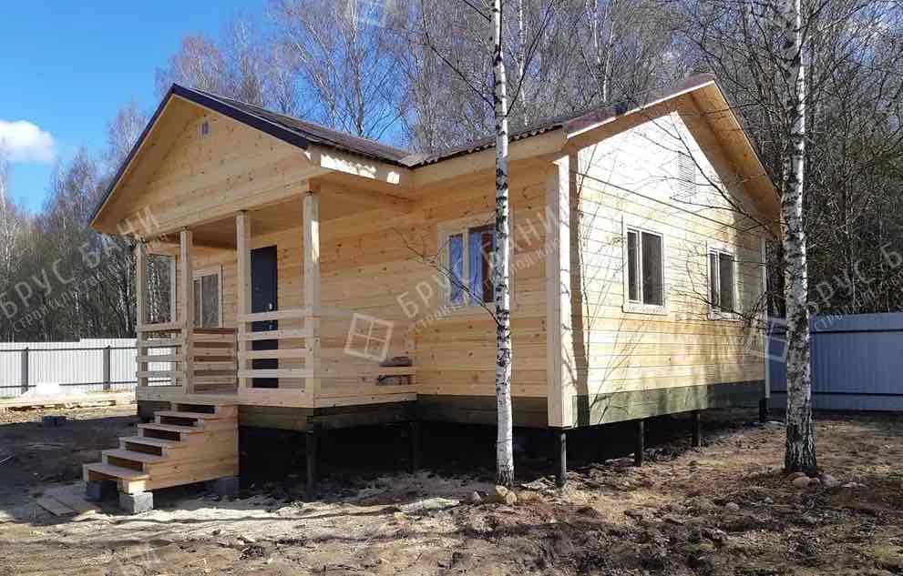 Баня из бруса 6х8 Мытищи