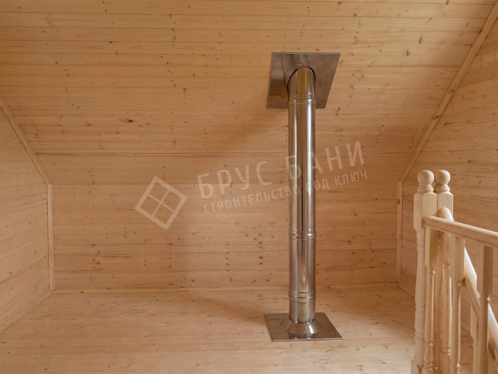 Вывод трубы в крышу