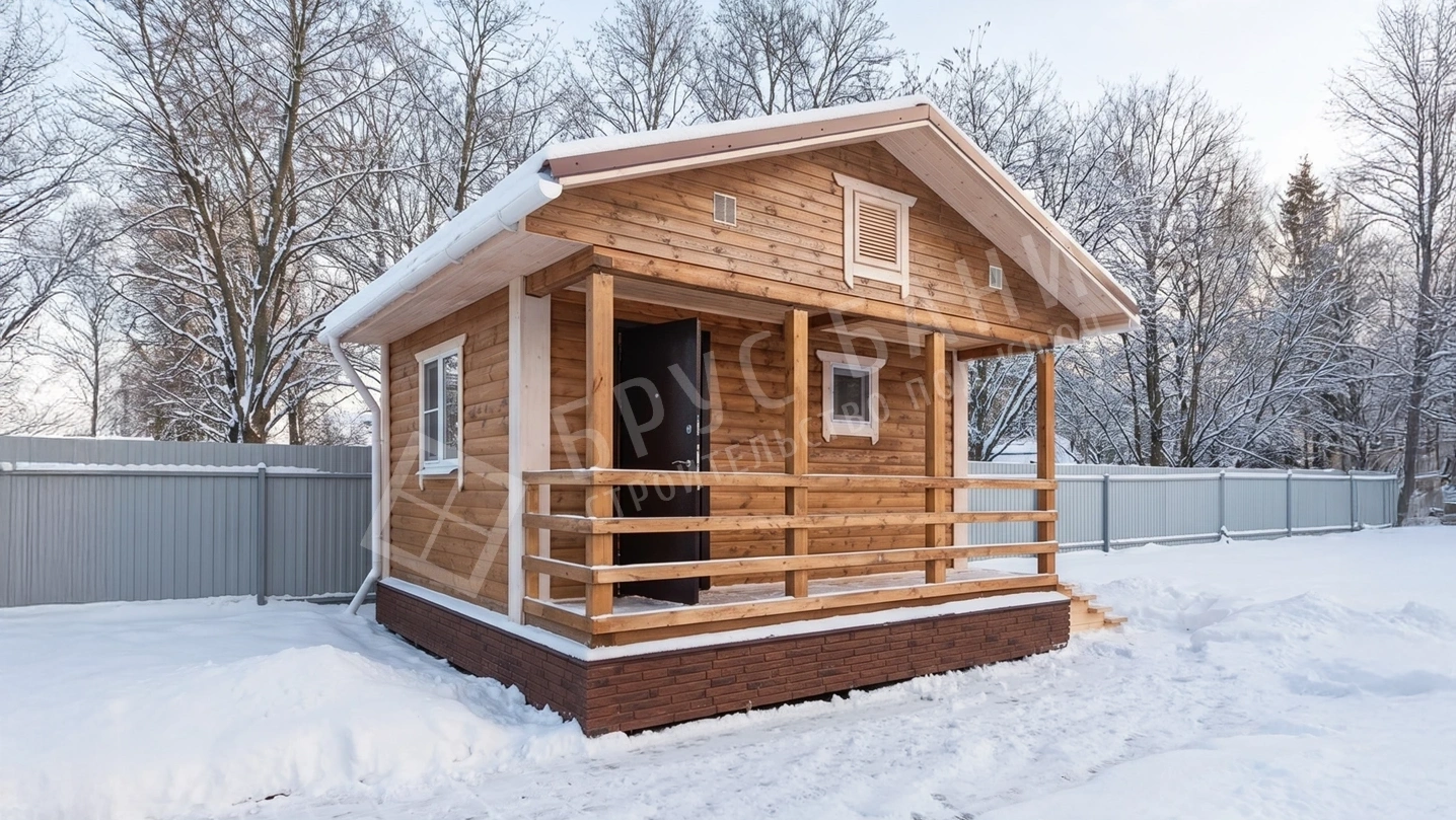 Баня из бруса 4.5х5 Тихорецк