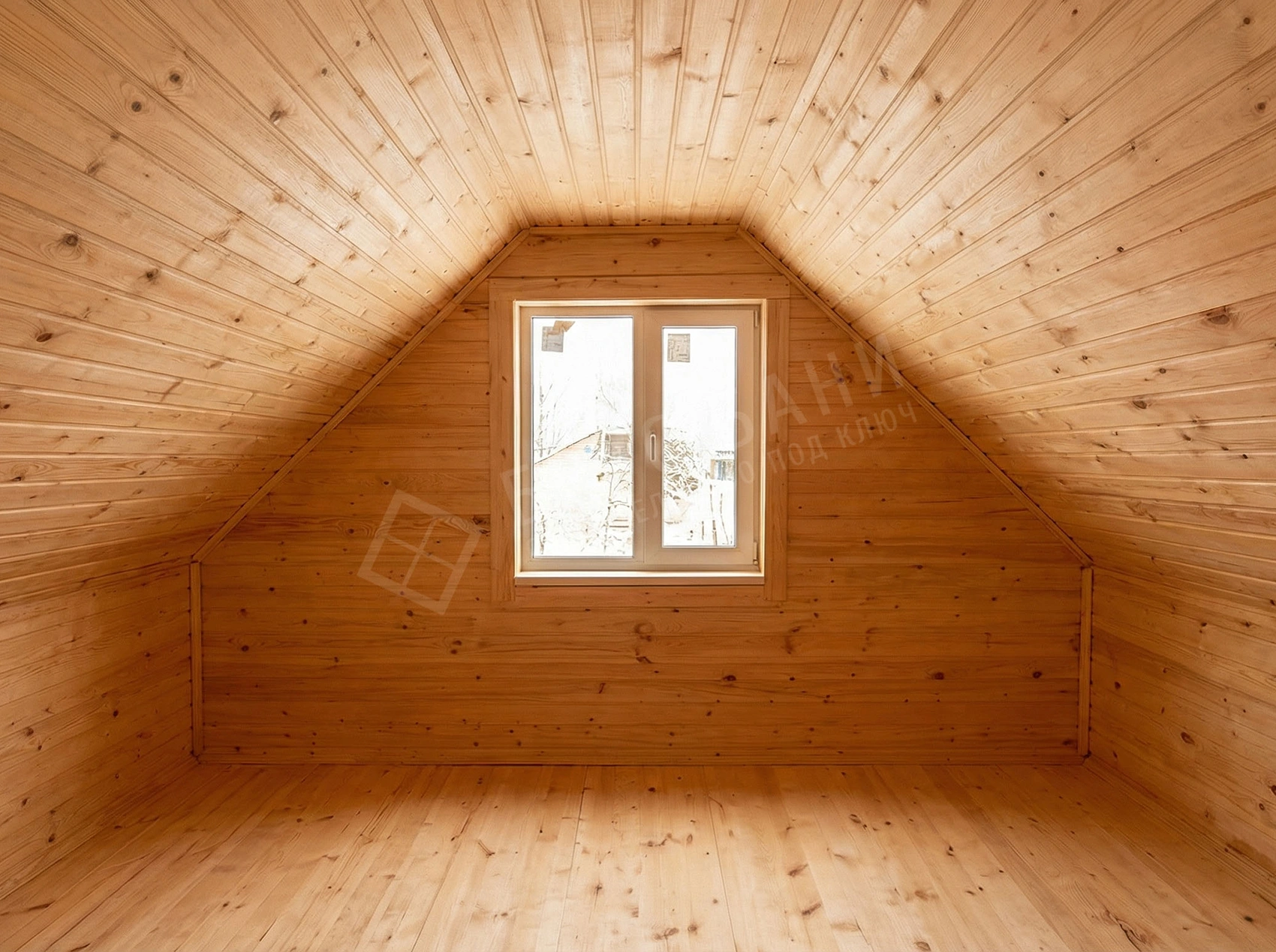 Комната в мансардном этаже