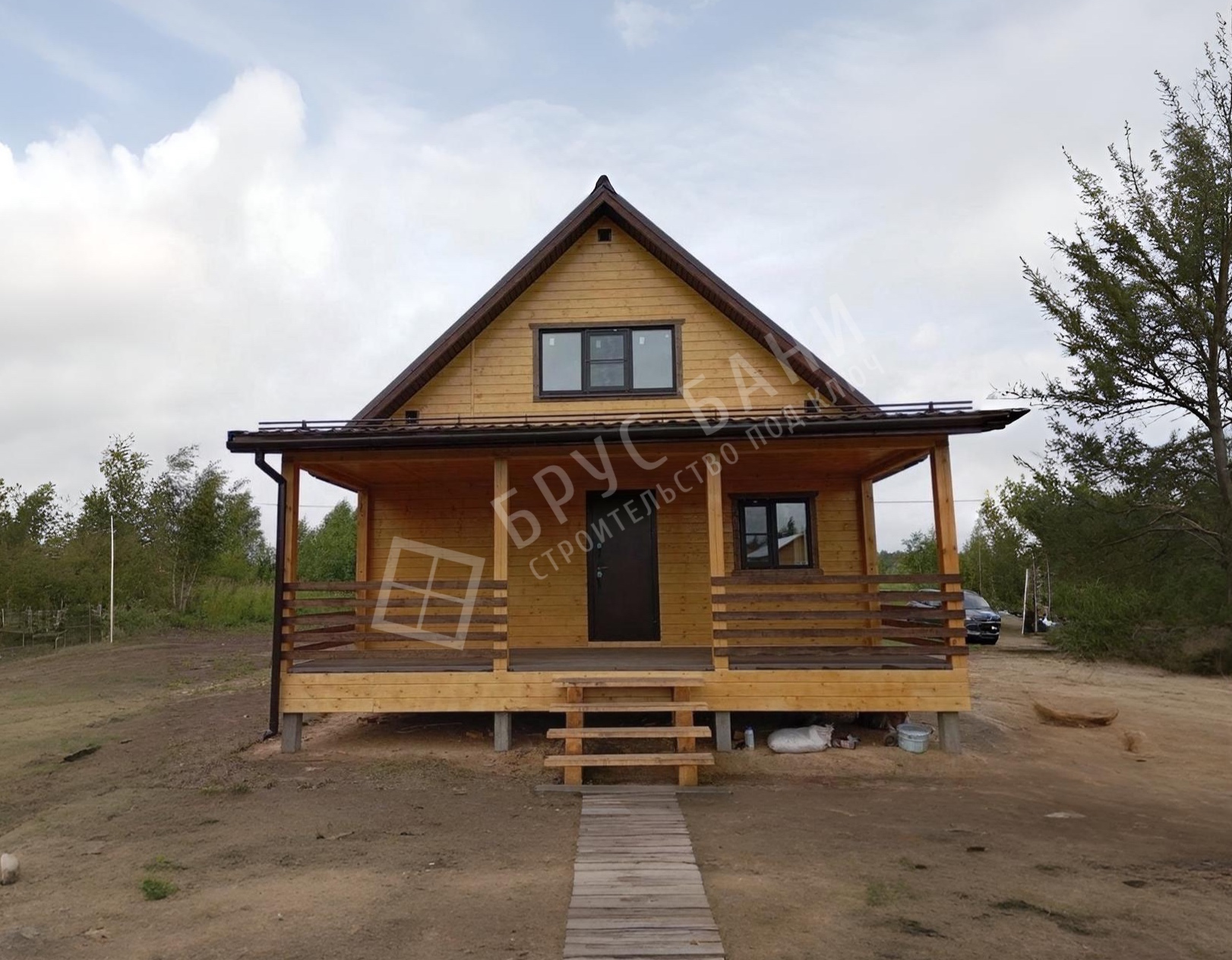 Каркасная баня 7х7.5 Великий Новгород 2 Каркасная баня 7х7.5 Великий Новгород 2