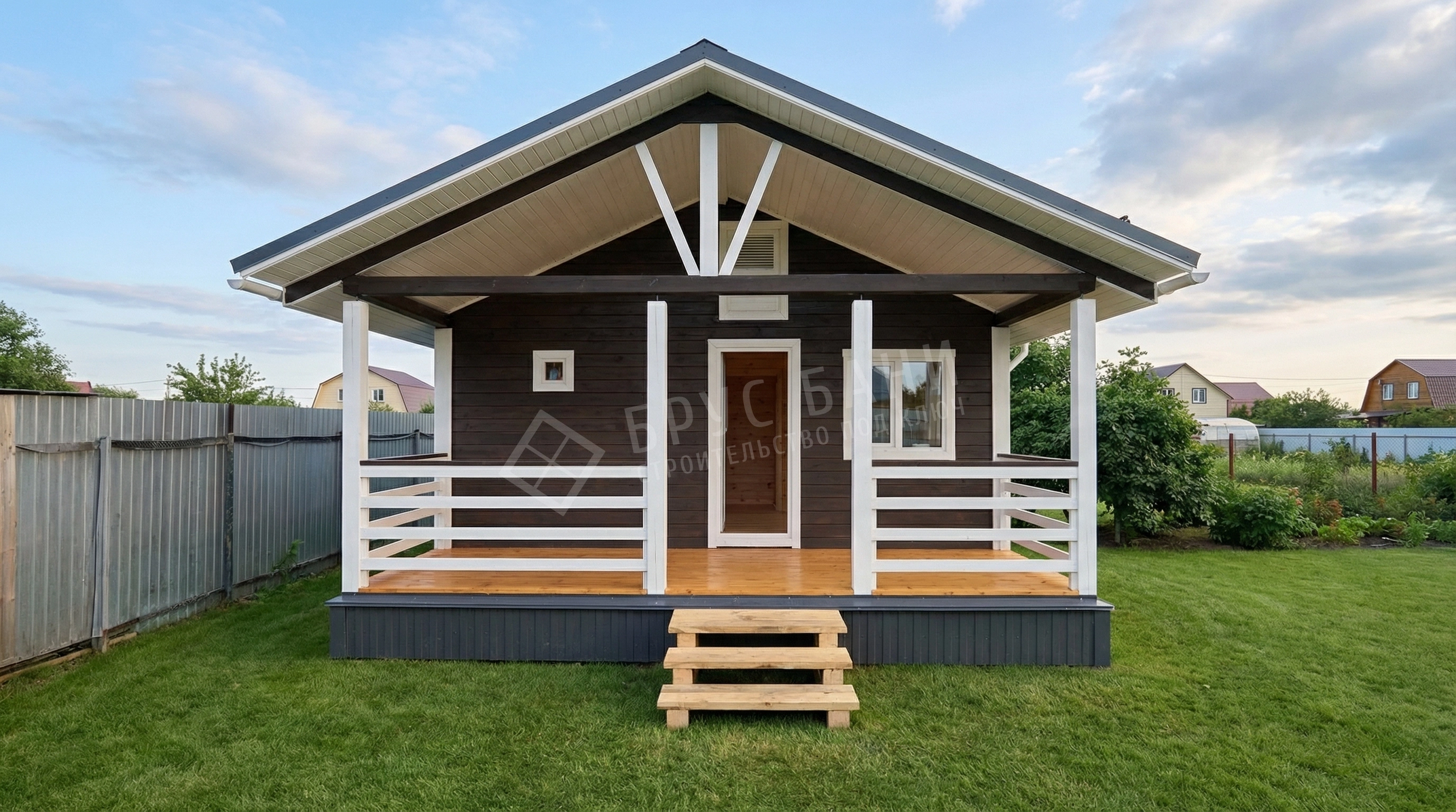 Баня из бруса 6х6 Чехов